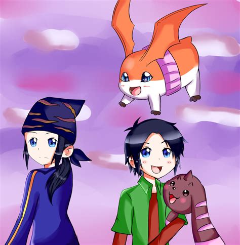 Digimon frontier kouji and kouichi by yumethenekomata on DeviantArt