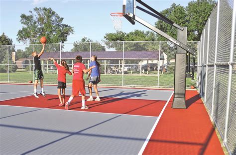 Basketball court ready for action at Presho Park | Lyman County Herald