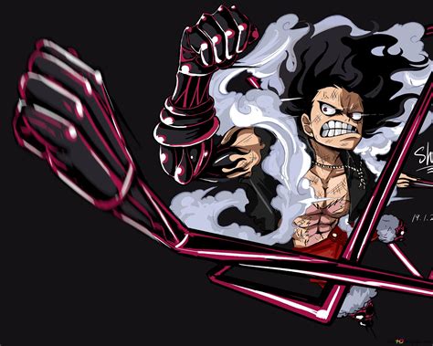 One Piece - Monkey D. Luffy Gear Four Snakeman HD wallpaper download