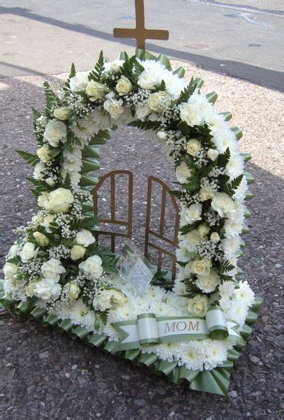 gates of heaven flowers - Google Search | Funeral floral arrangements, Funeral flower ...