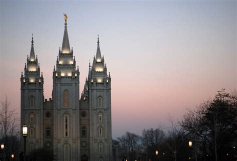 Salt Lake Temple in the Evening