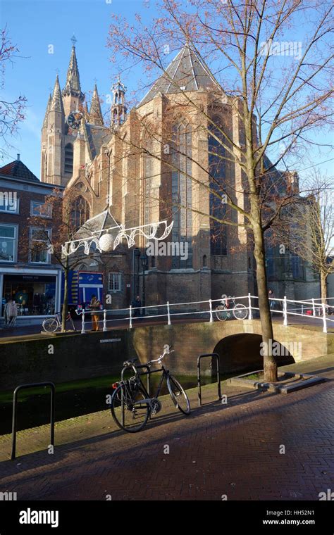 The Netherlands, Delft, Old Church Stock Photo - Alamy