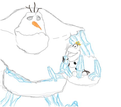 Marshmallow and Olaf by Redspets on DeviantArt