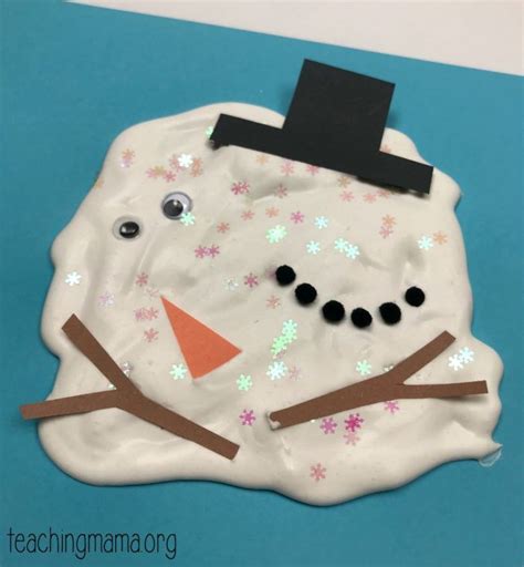 Melting Snowman Craft | Recipe | Winter crafts preschool, Snowman crafts preschool, Snowman crafts