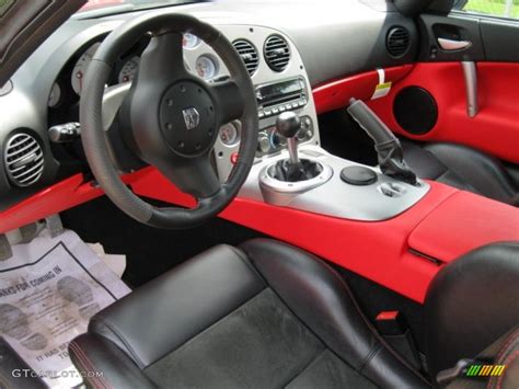 Black/Red Interior 2008 Dodge Viper SRT-10 Coupe Photo #65263769 | GTCarLot.com