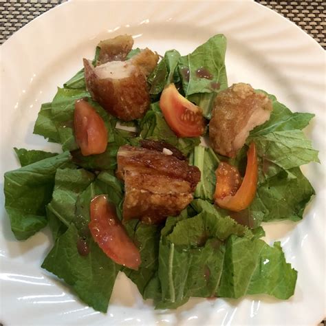 Bagnet Mustasa Salad – My Low Carb Journal