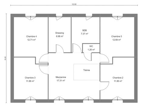 Plan De Maison F4 Plain Pied | Ventana Blog