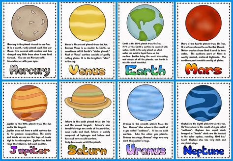 Large Printable Planets