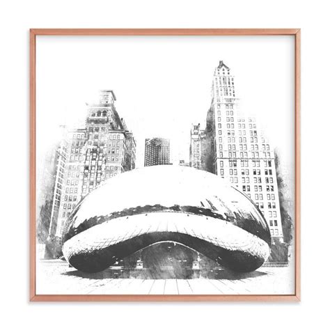 Chicago Bean Art Print | Chicago bean, Limited edition art print, Art