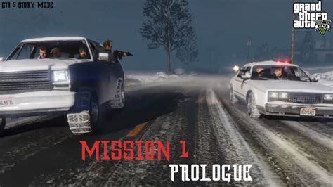 GTA 5 Mission 1 (Prologue) PS4 - YouTube