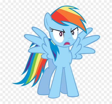 Rainbow Dash Angry Face