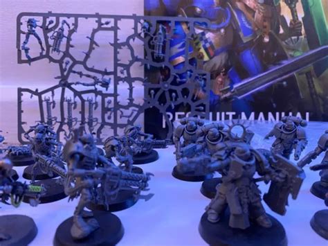 WARHAMMER 40K ARMY Space Marines and Necrons With Recruit Manual for Beginners $5.24 - PicClick