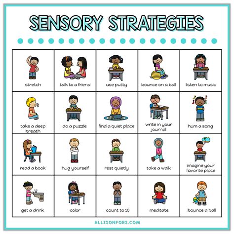 sensory calming strategies - Allison Fors