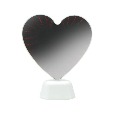 MorningSave: Hearth & Haven Laser Light Desktop Heart Infinity Mirror