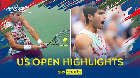 Carlos Alcaraz vs Matteo Arnaldi | US Open highlights | Tennis News ...