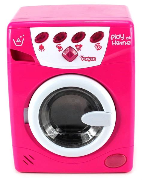 Big Deluxe Play at Home Pretend Play Battery Operated Toy Washing Machine Pla