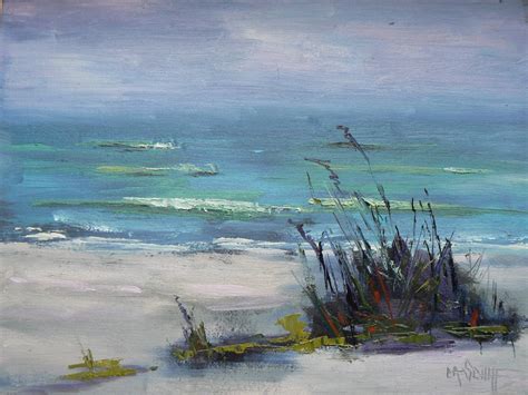 Where ART Lives Gallery Artists Group Blog: Daily Painting, Oil, "The Beach at Sanibel", 6x8" SOLD