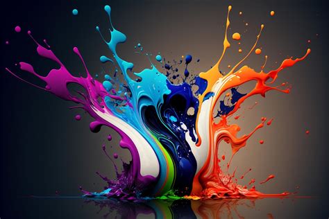 3D Color Paint Splash Texture background 22515884 Stock Photo at Vecteezy