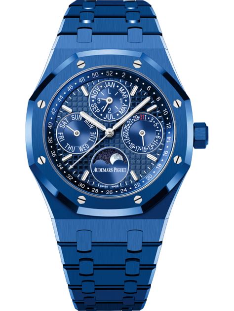 Audemars Piguet Releases Royal Oak Perpetual Calendar In Blue Ceramic - Maxim