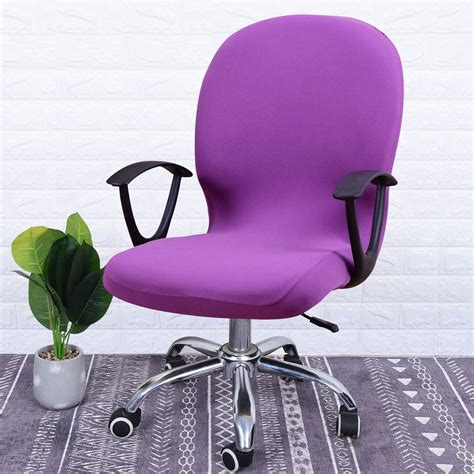 Office Chair Covers Removable Stretch Cushion Slipcovers Stretchy for Computer Chair/High Back ...