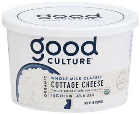 Good Culture Organic Whole Milk Cottage Cheese, 16 oz - QFC