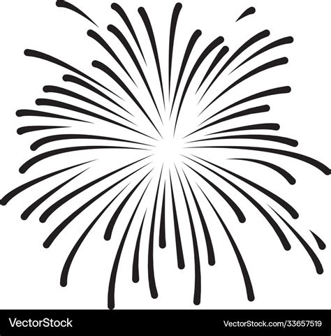 Fireworks template design Royalty Free Vector Image