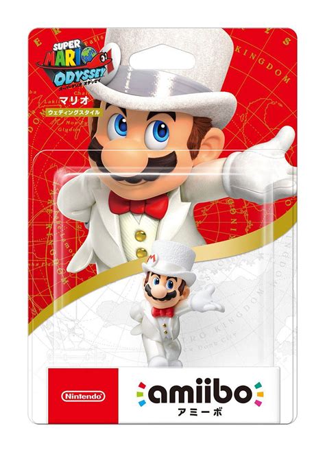 Buy amiibo Super Mario Odyssey Series Figure (Mario - Wedding Outfit ...