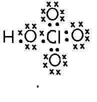 draw the Lewis dot structure of HClO4 - Chemistry - - 9714395 | Meritnation.com