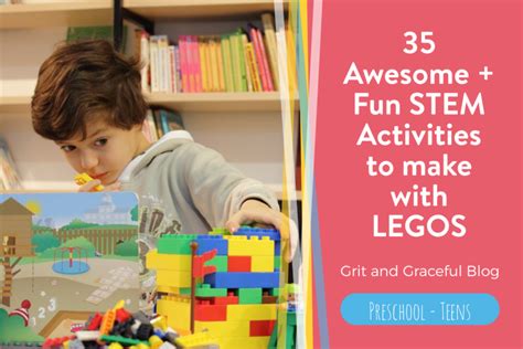 35 Awesome + Fun STEM Activities to make with LEGOS