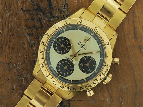 (SOLD!) 18K Rolex Daytona Paul Newman 6239 from 1968 - Luxury Vintage ...