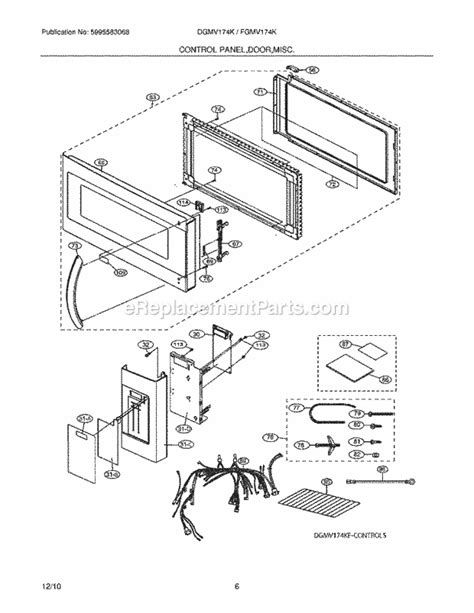 Frigidaire FGMV174KFB Parts List and Diagram : eReplacementParts.com