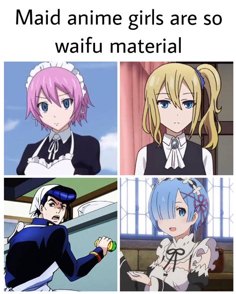 Josuke best maid waifu : r/Animemes