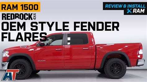 2019-2022 RAM 1500 RedRock 4x4 OEM Style Fender Flares Review & Install - YouTube