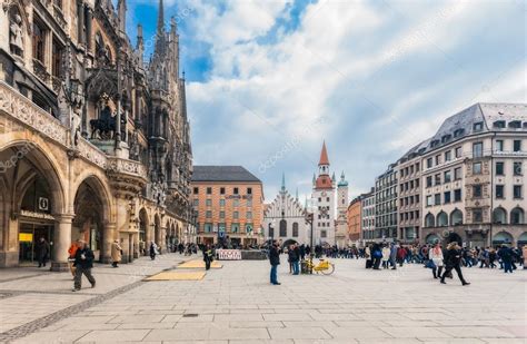 Germany, Munich. Marienplatz. – Stock Editorial Photo © sanchoys #100679610