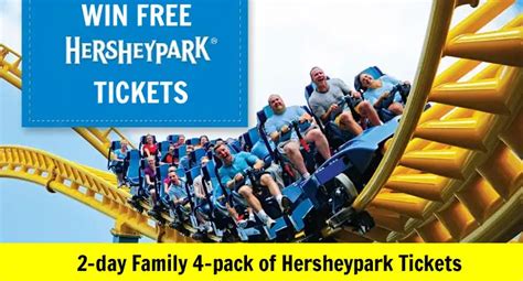 QUICK ENDING! Hersheypark Tickets Giveaway 6/26 Multi18+