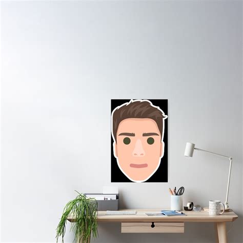 "Slogo Face Logo" Poster for Sale by Christinartd | Redbubble