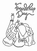 Coloring Page Friendship  Free Printable Pages sketch template