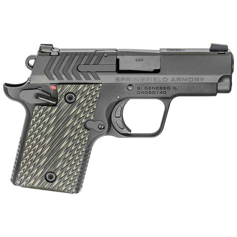 Springfield Armory 911 9mm Luger 3in Black Pistol - 7+1 Rounds ...