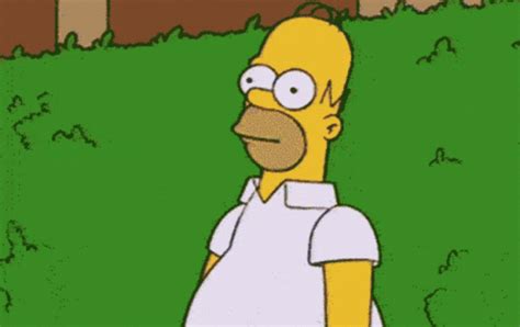 Homer Simpson Hide GIF - Homer Simpson Hide Escondiéndome De La Gente - Descubrir y compartir GIFs