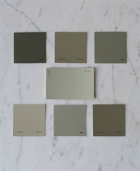 Favorite Benjamin Moore Paint Swatches - Room for Tuesday