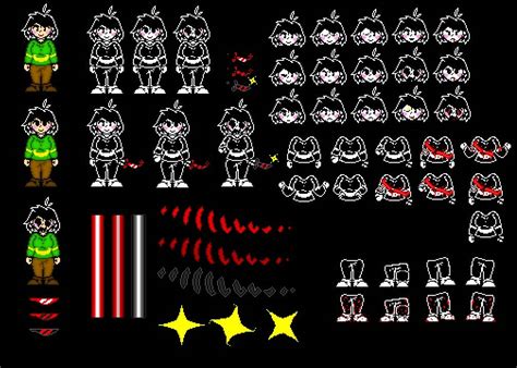 Chara sprite sheet by Ralseismoking on DeviantArt