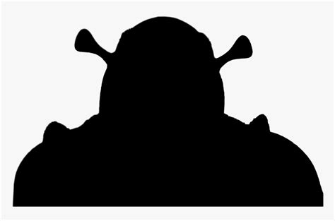 Shrek Head Outline Clipart , Png Download - Shrek Silhouette ...