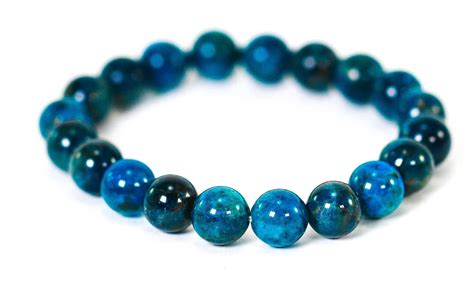 Apatite Bracelet (10 mm, 8 mm or 6mm) - Crystal Dreams World