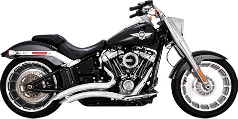 Vance & Hines Chrome Big Radius Exhaust System for 18-19 Harley Fat Boy ...