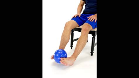 ISOMETRIC BILATERAL ANKLE INVERSION - BALL -hep2go - YouTube