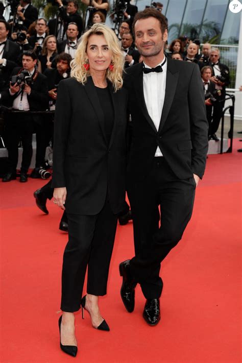 Agnès Boulard (Mademoiselle Agnès) et Augustin Trapenard - Montée des marches du film The Dead ...