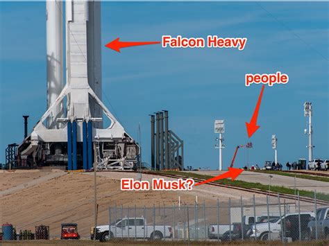 SpaceX Falcon Heavy launch: Rocket is vertical on launchpad, images - Business Insider