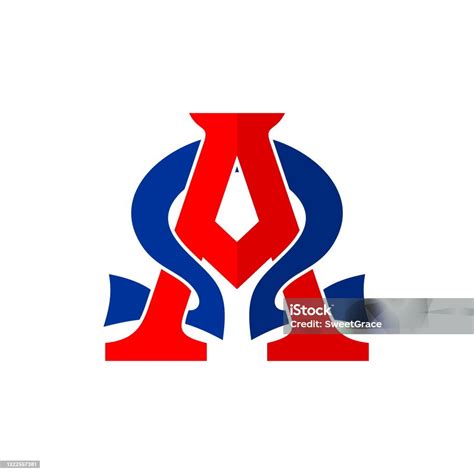 Christian Illustration Church Logo Alpha And Omega Stock Illustration ...