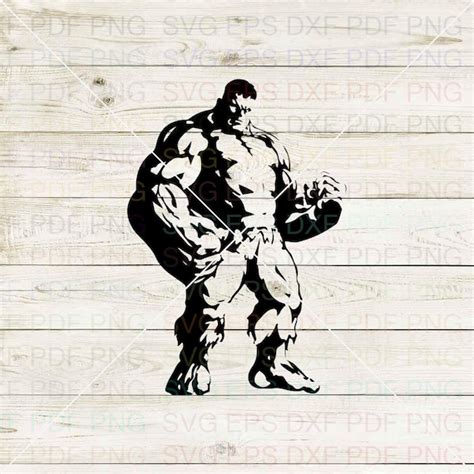 Hulk Silhouette Vector