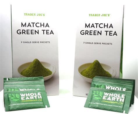 Trader Joe’s MATCHA GREEN TEA (2 PACK), Seven SINGLE-SERVE packets for ...